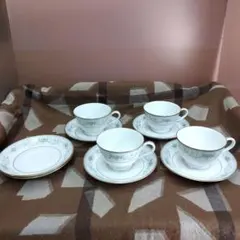 MN-2304-151☆オールドノリタケ　NOBLE カップ&ソーサー