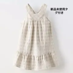 ZARA kids ギンガムチェック ノースリーブワンピース