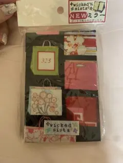Wicked Sista ショッピングバッグ柄 ミラー ブラックのサムネイル