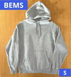 BEAMS グレー フード付きパーカー