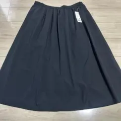 UNIQLO ユニクロ　ロングスカート ブラック XXL 総ゴム　大きいのサムネイル