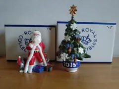 2002年　ロイヤルコペンハーゲンフィギュリン 少年とツリー ROYAL COPENHAGEN (ロイヤル・コペンハーゲン) フィギュリン