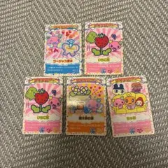 平成レトロ】たまごっちカップ ごっちカード ふらわっち 7枚セット