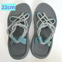 Teva アウトドアサンダル スポーツサンダル　グレー　ターコイズ　22cmのサムネイル