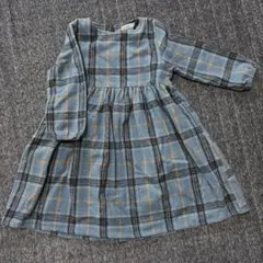 ペアマノン　チェック柄ワンピース　110