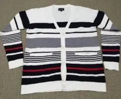 【美品】BEAMS ストライプ カーディガン サイズS
