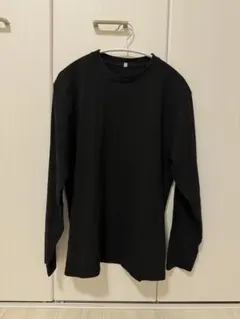 ブラック 長袖Tシャツ　 Lサイズ　無地