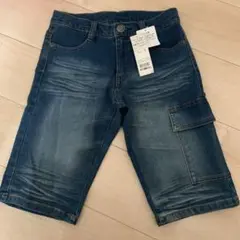 EDWIN風デニムハーフパンツ　タグ付新品未使用品140