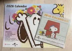 日本生命　2026年 スヌーピー 壁掛けカレンダー&卓上カレンダーセット