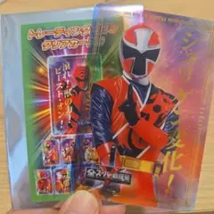 トレーディング箔押しクリアカード ニンニンレッド