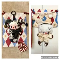 『WHY SO SERIOUS』 ぬいぐるみペンダントピエロ　2点セット