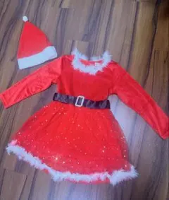 クリスマスコスチューム　サンタクロース　女の子