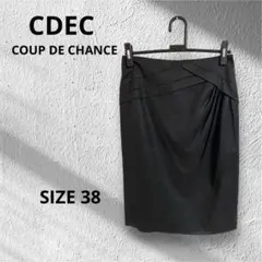 CdeC タイトスカート 38 M 黒 オフィス フォーマル