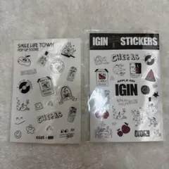 BTS JIN IGIN ステッカー　2枚セット