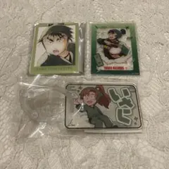 ︎︎⟡忍たま 食満留三郎 善法寺伊作 タワレコ アクリルカード トラベルタグ
