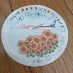 ANA　kix 関西空港　 ステッカー ひまわり 飛行機