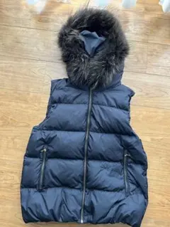 ★美品ナノユニバース★ダウンベスト サイズ38 ネイビー