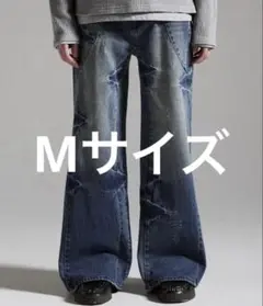 セット]GRANCY シームデザインワイドストレートデニムパンツ - メルカリ