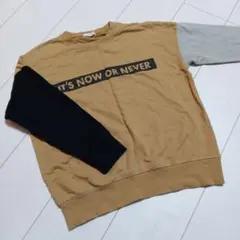 【150】ブランシェス IT'S NOW OR NEVER トレーナー