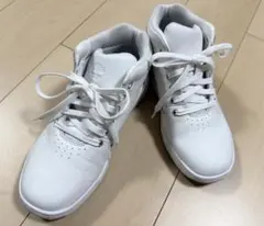 【完売品】Timberland ホワイトハイカットスニーカーメンズ　25cmのサムネイル