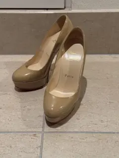 Christian Louboutin ベージュ パンプス ハイヒール