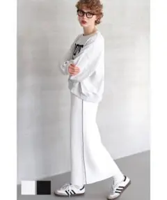 新品未開封　coca ラインニットスカート