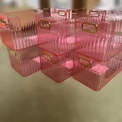 スリーピー冷蔵庫用収納ケースクリア6個セットTikTok THREEPPYギャル