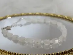 ブルームーンストーンのパワーストーンブレスレット金具付きタイプ