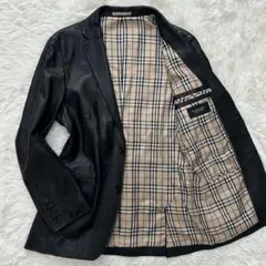 2025年最新】バーバリー ブラックレーベル レザー コートの人気