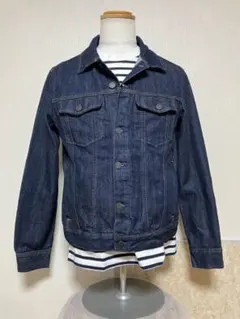 ダークインディゴブルー デニムジャケット H&M 170 92Aのサムネイル
