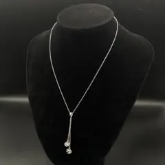 384遺品整理品　ネックレス　ダイヤ系　ガラス？　ジルコニア？　ヴィンテージ