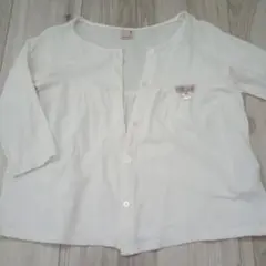 petit main カーディガン 130 ホワイト