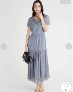 セルフォード レース ワンピース 定番 結婚式 美品 M セレモニー
