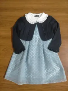 べべ　BeBe フォーマル セットアップ 入学式 発表会 レース　刺繍　120