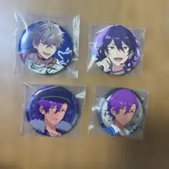 あんさんぶるスターズ　缶バッジ　UNDEAD 朔間零　大神晃牙　乙狩アドニス