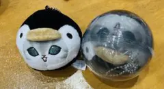 モフサンド　海の生き物にゃん　おかおぬいぐるみ　ペンギンにゃん