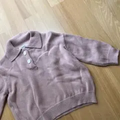 最終値下げ　韓国子供服　ポロセーター