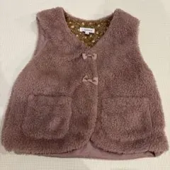 3can4on ボアベスト 110cm ピンク