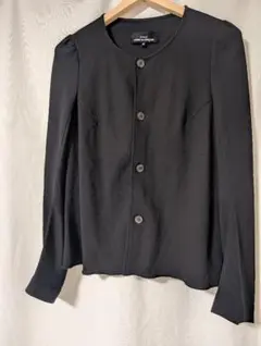 tricot COMME des GARCONS 黒ジャケット M　薄手のサムネイル