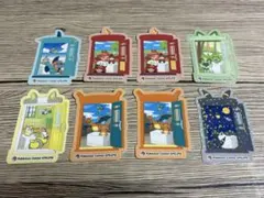 ポケモンセンターオンライン ミニゲーム おとどけステッカー 非売品 8枚セットのサムネイル