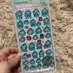 ハンギョドン　3Dシール　サンリオ　ボンボンドロップシール