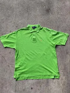(古着)ラルフローレン　緑　ポロシャツ