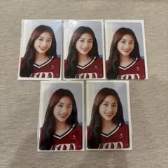 TWICE ジヒョ クリアトレカ 5枚セット