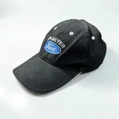 Ford刺繍ロゴキャップブラック車企業物フォード帽子黒ストリートワークコットン