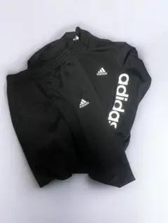adidas ブラック ジャージ上下セット　値下げ可能 コメントすぐ返します