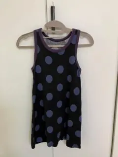 ノーブランド／水玉模様 ノースリーブワンピース 130