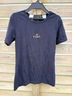 FENDI フェンディ ロゴ 半袖 Tシャツ 黒 40のサムネイル