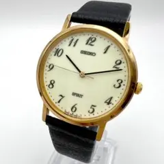 【電池交換済】SEIKO 7N01-7060 ゴールド 5BAR 稼働品