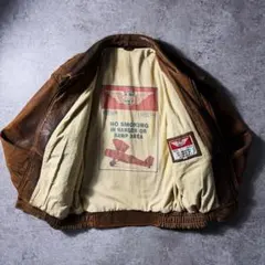 【90s】 G-1 A-2フライトレザージャケット ムートン襟ボア