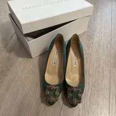 2026年最新】MANOLO BLAHNIK カラー：グリーン系 レディース